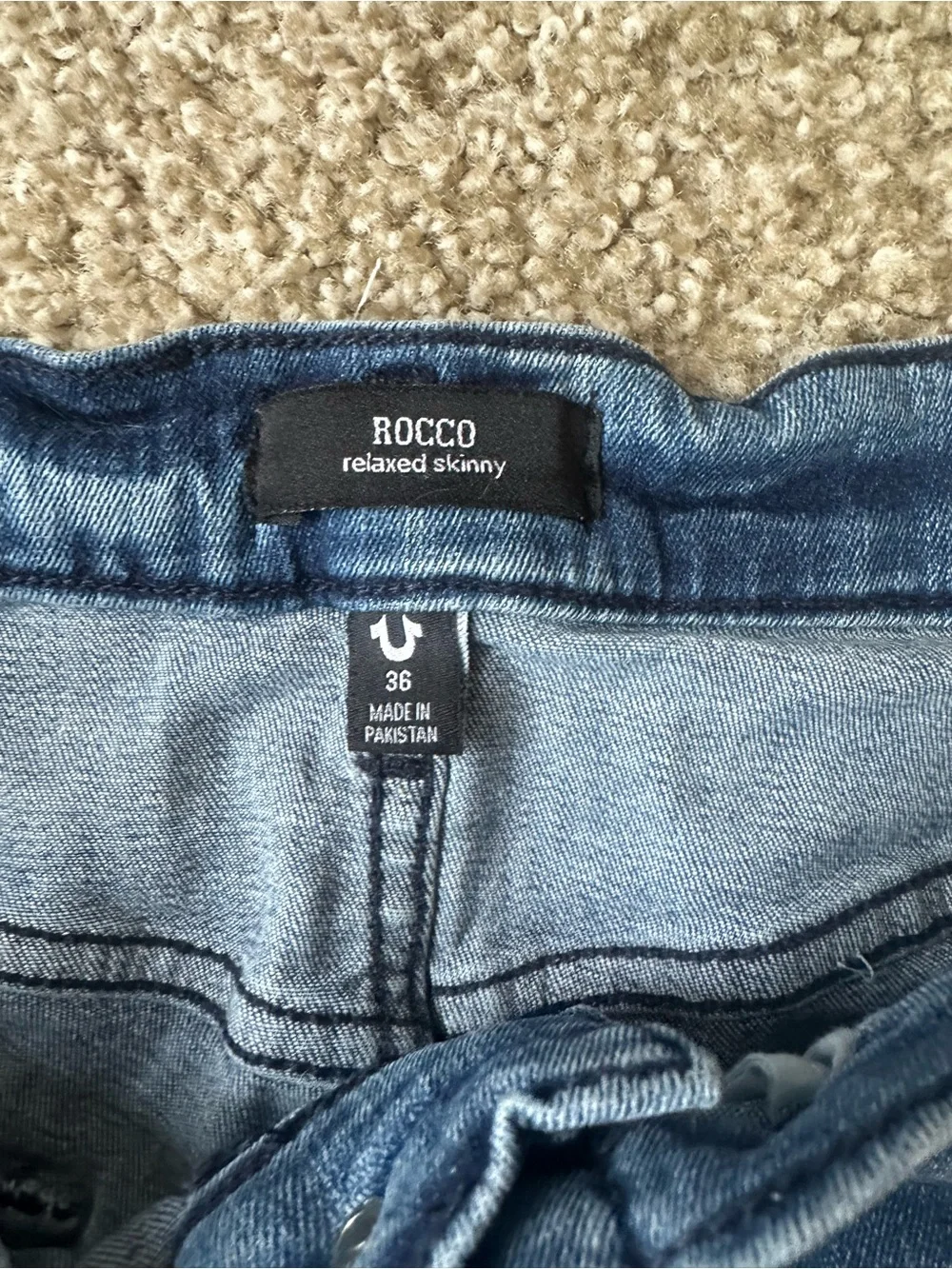 True Religion Rocco relaxed Skinny Jeans